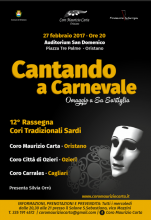 Eventi - Cantando a Carnevale - Omaggio a Sa Sartiglia 2017 - Oristano