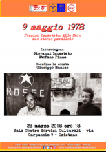 Eventi - 9 maggio 1978: Peppino Impastato, Aldo Moro due storie parallele - Incontro con Giovanni Impastato e Stefano Pinna - Oristano