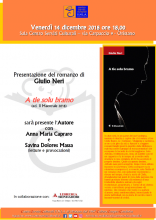 Eventi - Presentazione romanzo  A tie solu bramo di Giulio Neri - Oristano