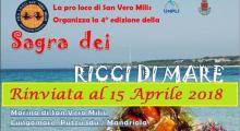 Eventi - Sagra dei ricci di mare 2018 - San Vero Milis - Mandriola - Putzu Idu - Oristano