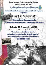 Eventi - Commemorazione dei Caduti in guerra - Bonarcado - Oristano