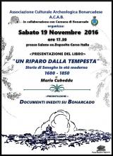 Eventi - Presentazione libro - Un riparo dalla tempesta di Mario Cubeddu - Bonarcado - Oristano
