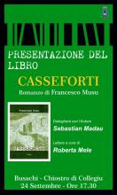 Eventi - Presentazione romanzo - Casseforti di Francesco Musu - Busachi - Oristano