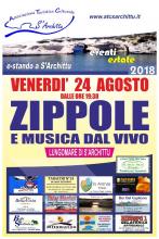 Eventi - E-stando a S'Archittu 2018 - Zippole e musica dal vivo - S'Archittu - Cuglieri - Oristano