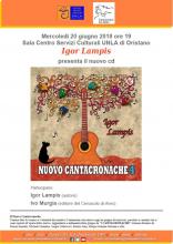Eventi - Presentazione CD Nuovo Cantacronache 4 di Igor Lampis - Oristano